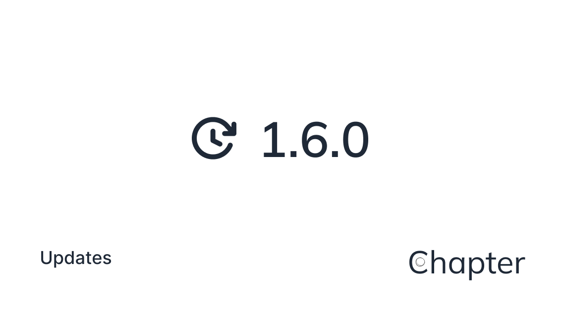 Chapter 1.6.0